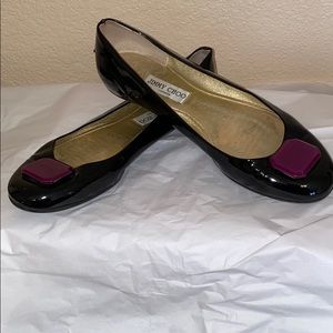Jimmy Choo Patent Leather Flats
